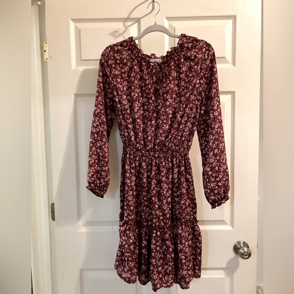 Dresses Signify Floral Chiffon Dress Poshmark